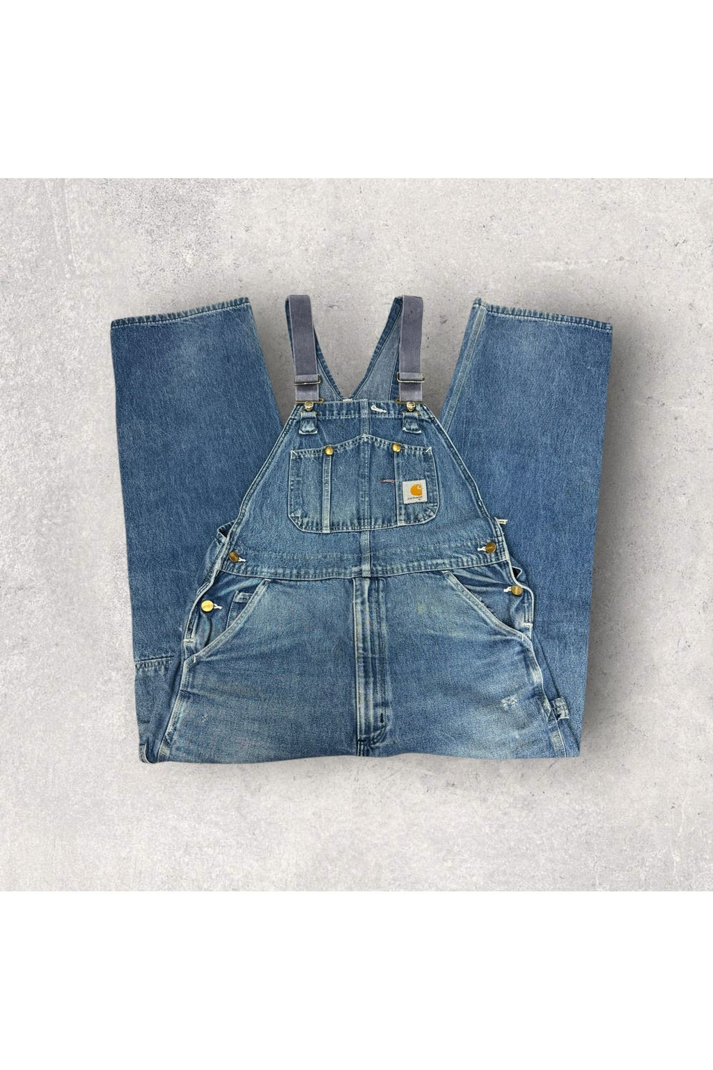 Carhartt R08 DNM Denim Workwear Overalls- 36 x 32