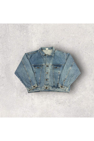 Vintage Brighton Blues Denim Jean Jacket- S/M