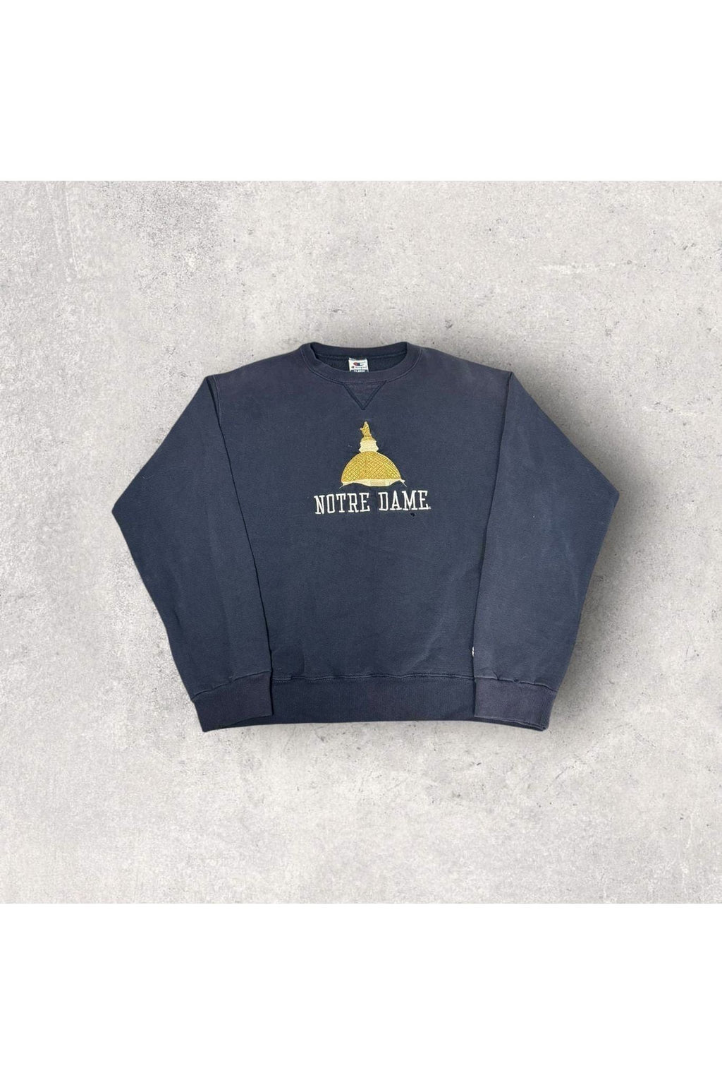 Vintage Made In USA Champion Notre Dame Embroidered Crewneck- XL