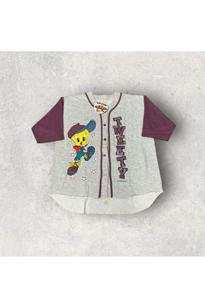 Vintage Deadstock 1994 Tweety Baseball Jersey- L