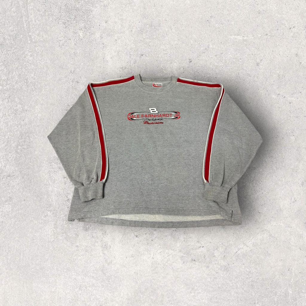 Vintage Chase Dale Earnhardt Jr. Budweiser Embroidered Crewneck- L