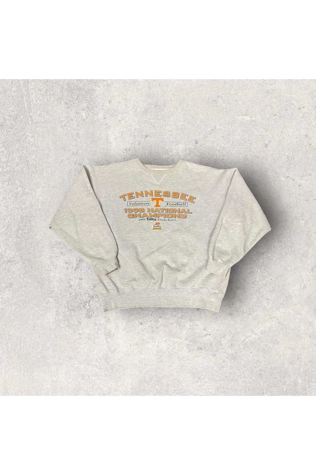 Vintage Gear For Sports Tennessee Volunteers 1998 National Champions Crewneck- L