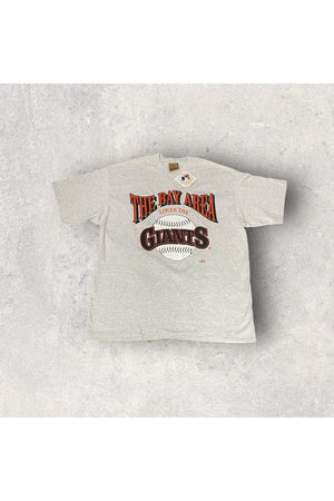 Vintage Deadstock Nutmeg 1992 The Bay Area Loves The Giants Tee- XL