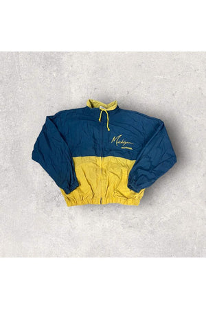 Vintage Crable Sportswear Michigan Wolverines Windbreaker- L