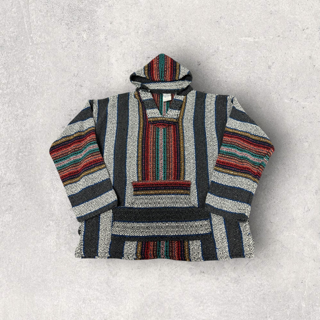 Vintage Coast To Coast Mexican Poncho/Drug Rug- XL