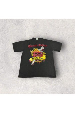 Vintage Brockum 1991 Great White Mista Bones Bone To Be Wild Tour Tee- L