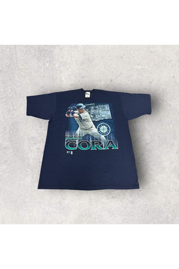 Vintage Pro Player 1997 Seattle Mariners Joey Cora Tee- XXL