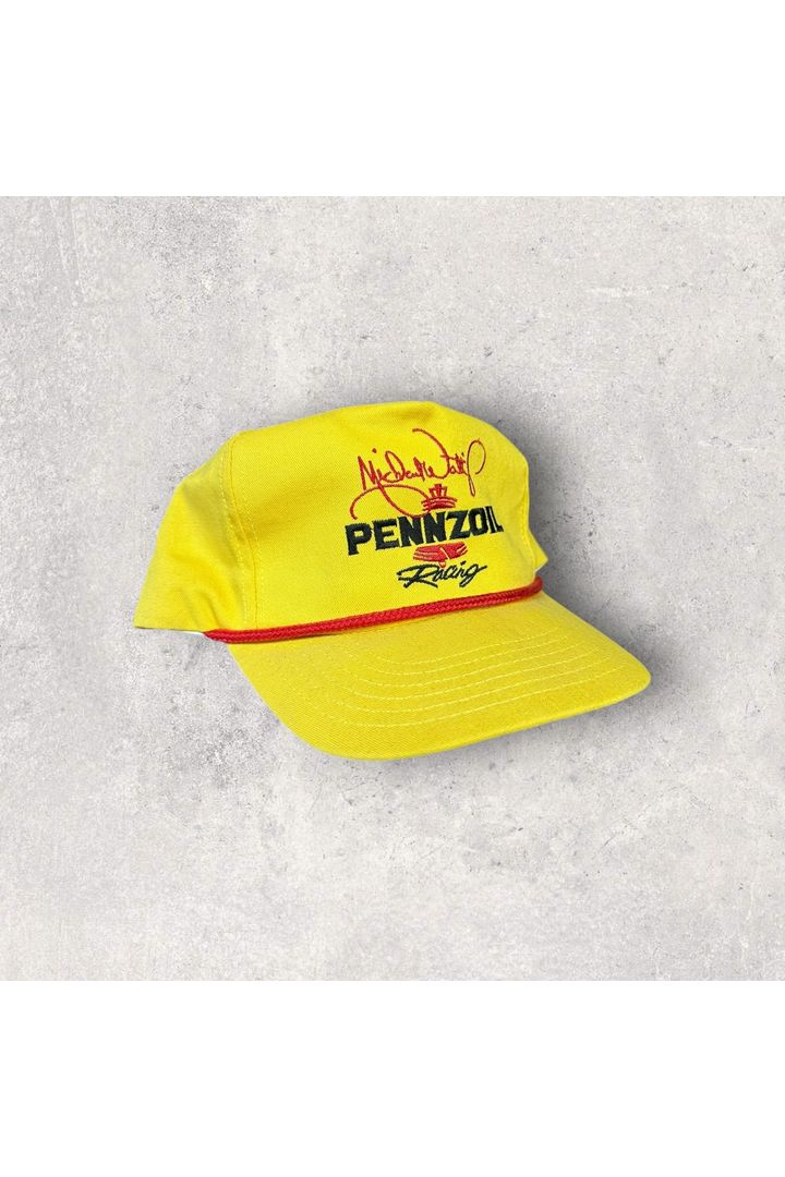 Vintage Sports Image Made In USA Michael Waltrip Penzoil Racing Snapback