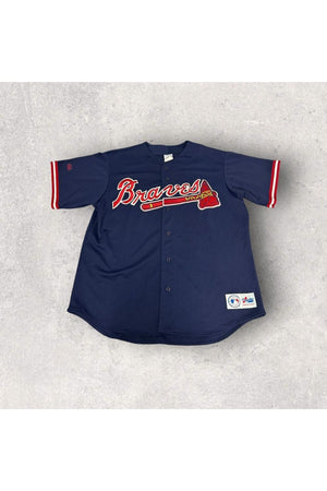 Vintage Made In USA Majestic Atlanta Braves Baseball Jersey- L