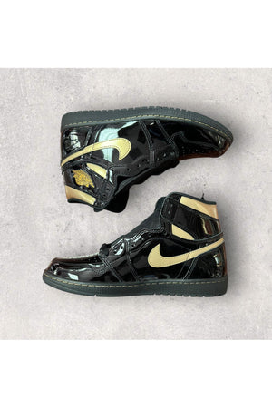 Jordan 1 Retro High BLACK METALLIC GOLD (2020)