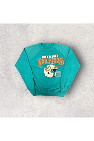 Vintage 80s Miami Dolphins Crewneck- S