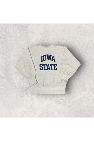 Vintage Made In USA Champion Reverse Weave Iowa State Crewneck- XL