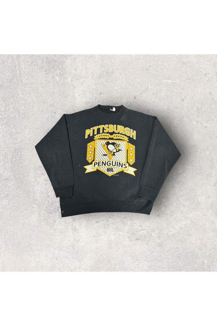 Vintage Artex 1990 Pittsburg Penguins Crewneck- M