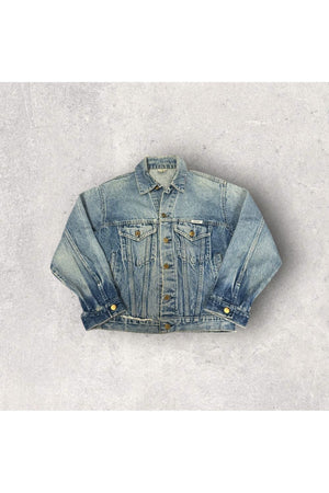 Vintage Essentials Women's Denim Jean Jacket- M