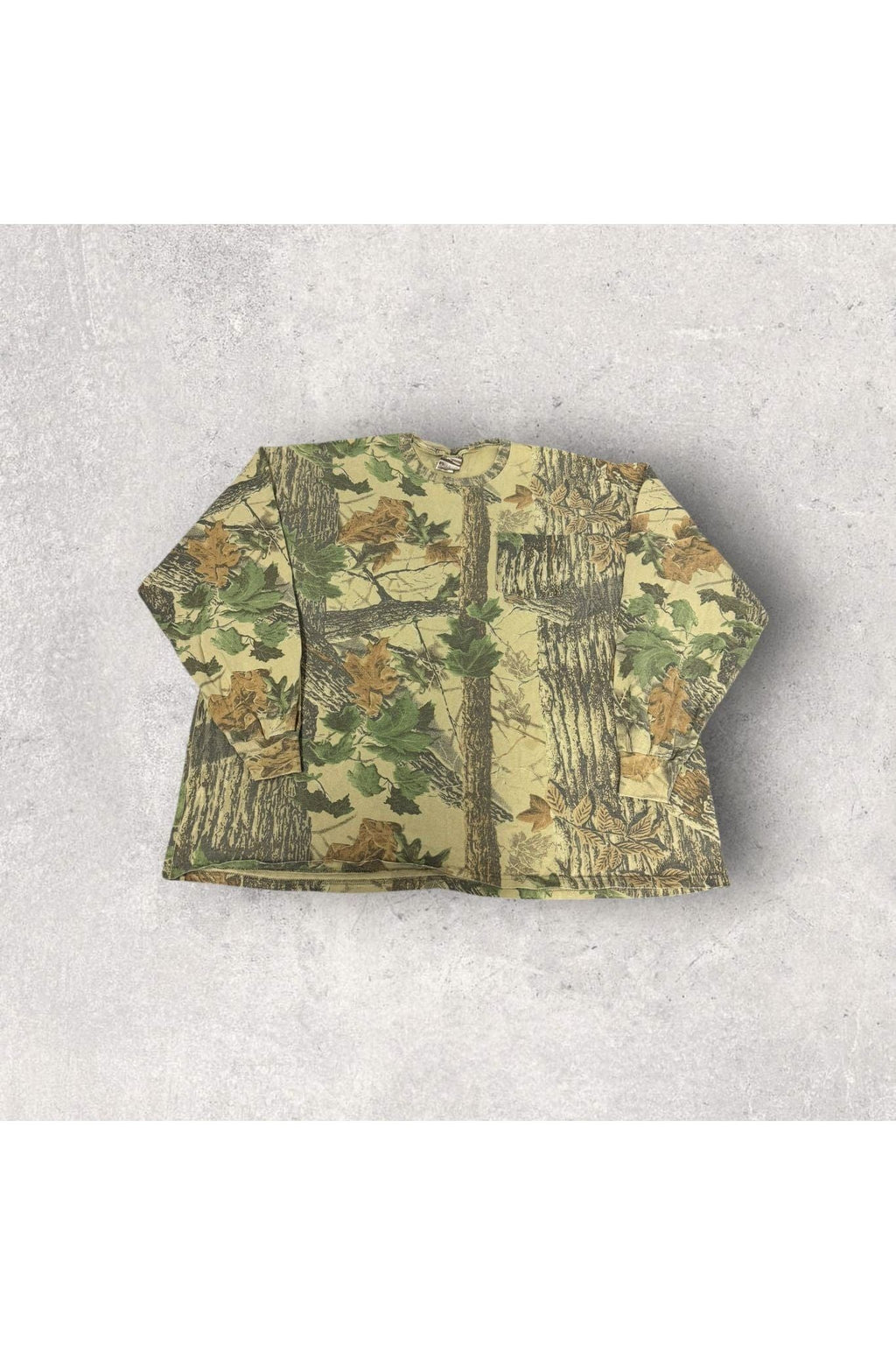 Vintage Jerzees Outdoors Real Tree Camo Long Sleeve- 3XL