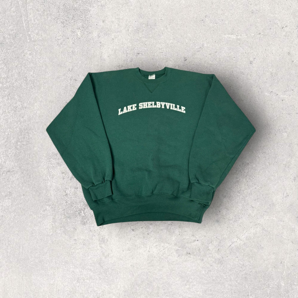 Vintage M.J. Soffe Lake Shelbyville Crewneck- L