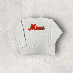 Vintage Chenille Made In USA Concepts Miami Crewneck- M