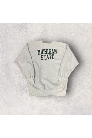 Vintage Champion Made In USA Reverse Weave Michigan State Crewneck- 3XL