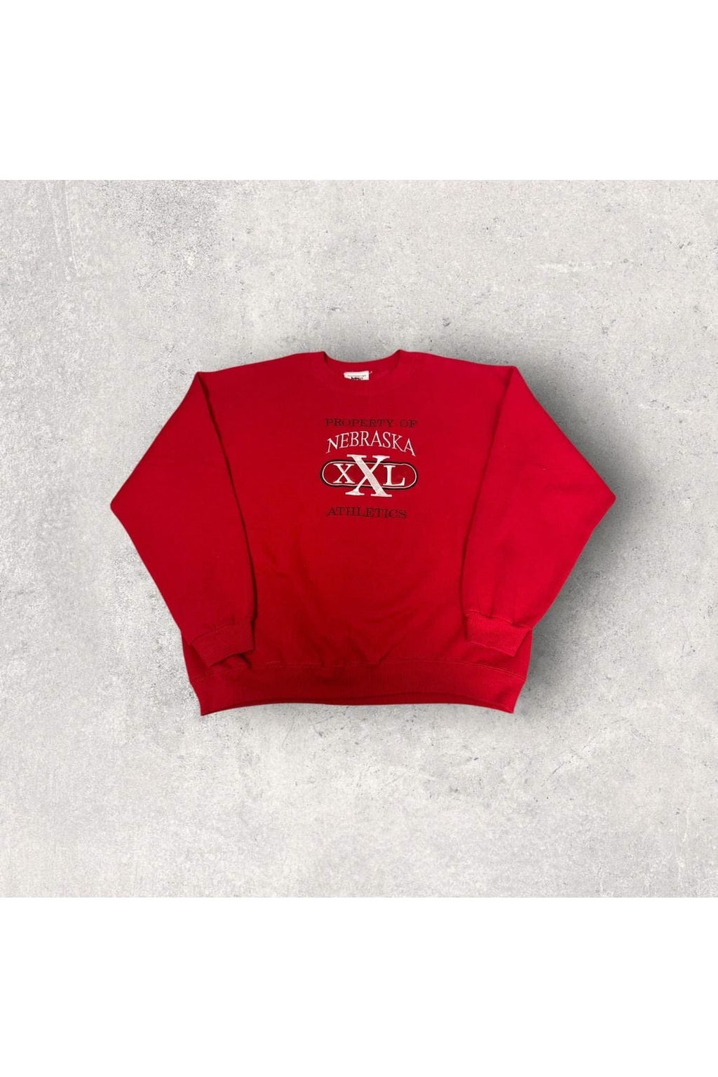 Vintage Property of Nebraska Athletics Crewneck- XL