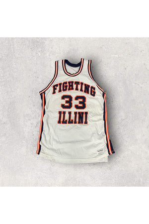 Vintage Sand-Knit University of Illinois Basketball Jersey- XL