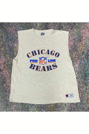 Vintage Made In USA Chicago Bears V-Neck Tee- L – BACK2THEVINTAGE