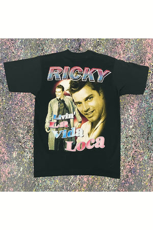 Vintage Bootleg 90s Ricky Martin Rap Tee- S