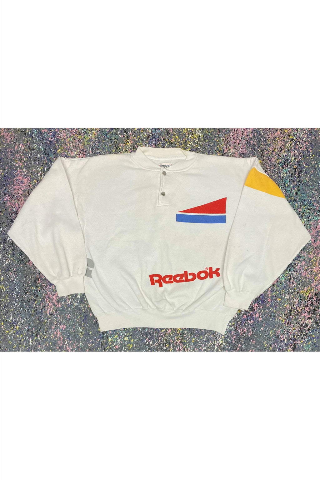 Women’s Reebok Button Up Crewneck- S/M