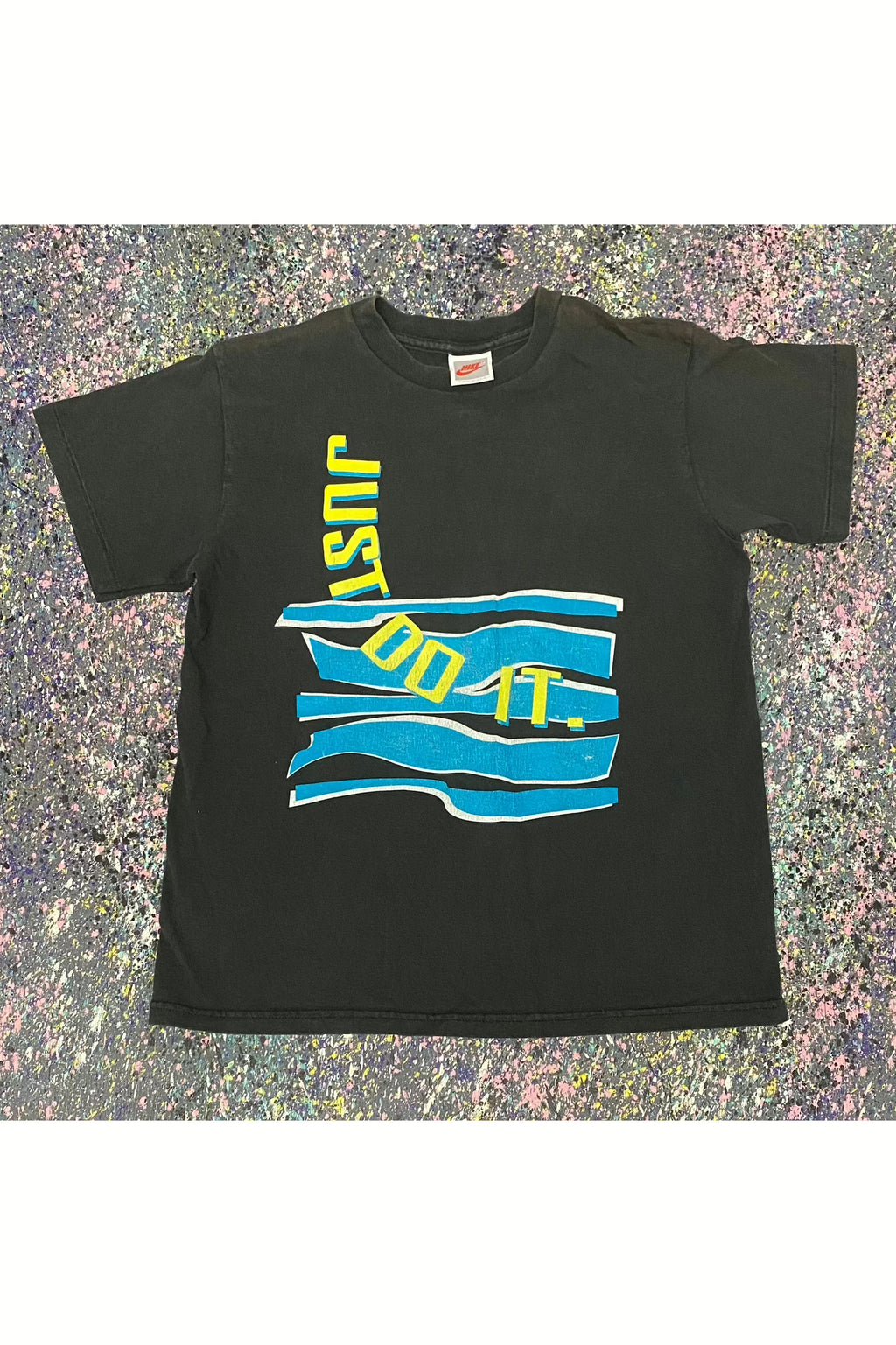 Vintage 90s Nike Made In USA Just Do It Single Stitch Tee- YTH M (10-12)