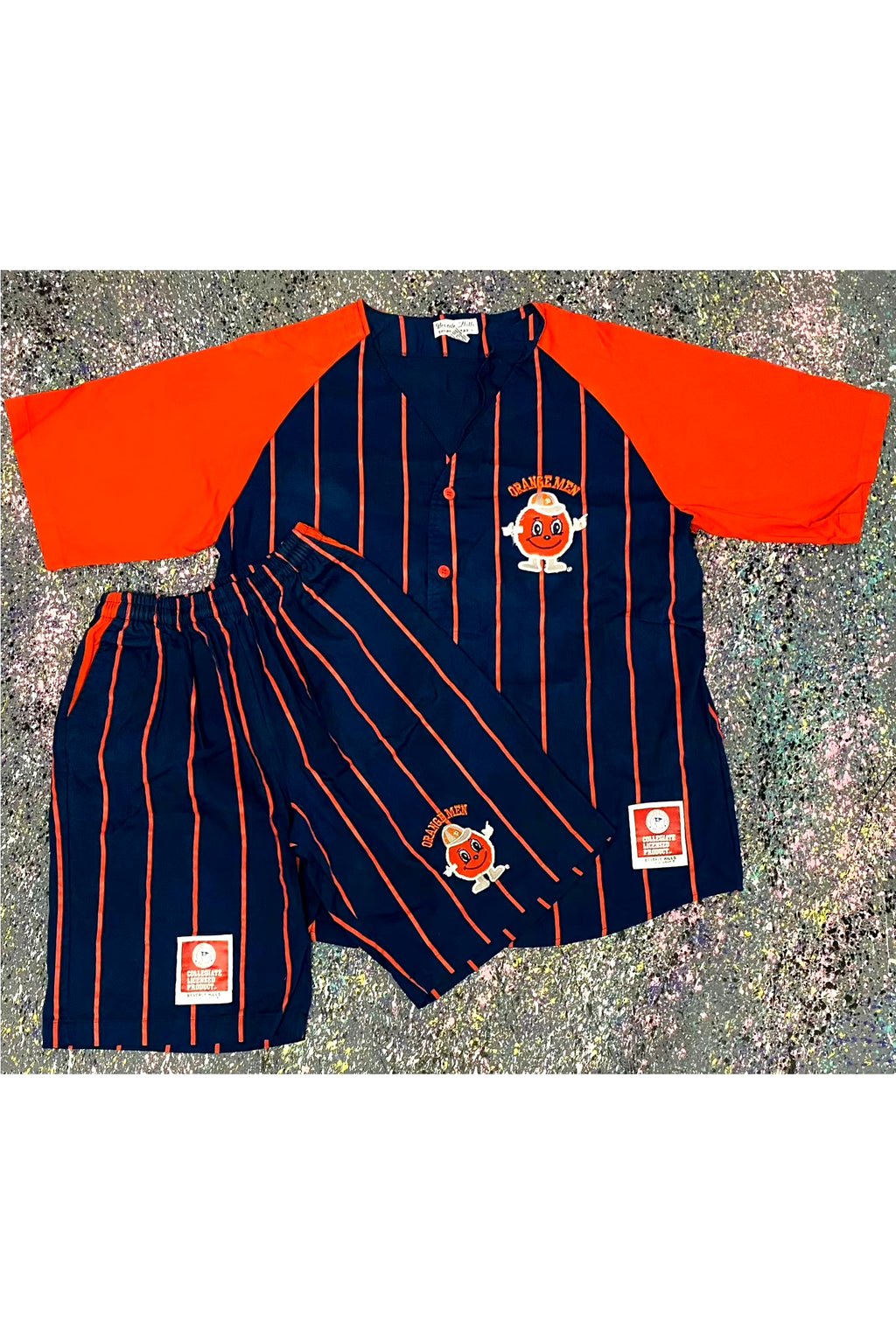 Vintage Syracuse Orangemen Baseball Uniform- L