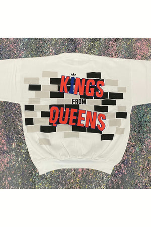 Vintage Deadstock 1986 Adidas Run DMC Kings From Queens Crewneck- M (Fits L)