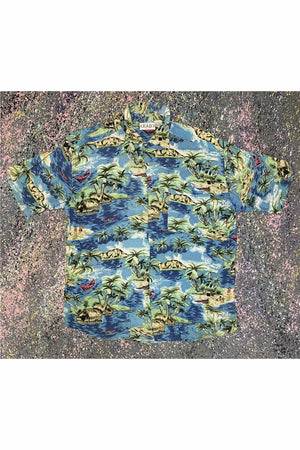 Vintage K.A.D. Hawaiian Shirt- XL