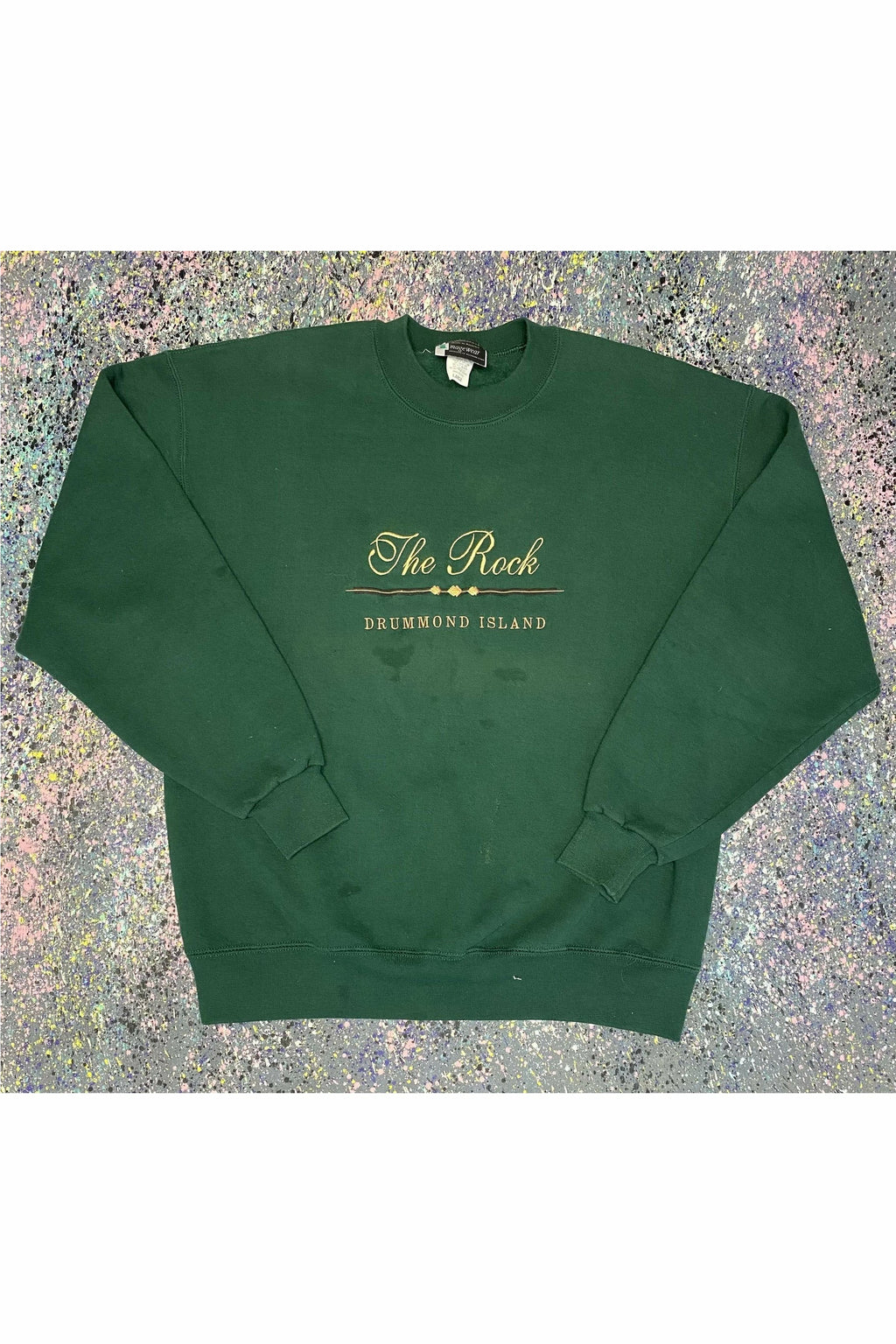 Vintage The Rock Drummond Island Crewneck- L