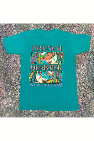 Vintage Single Stitch French Quarter New Orleans Tee- S/M