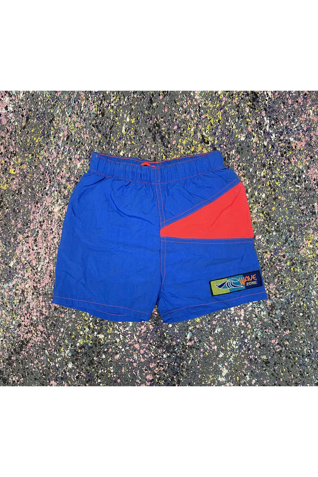 Vintage Wave Zone Boys Swim Trunks- 2T