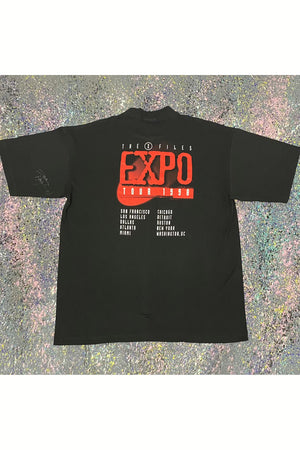 Vintage 1998 The X-Files Expo Tour Autographed Tee- XL