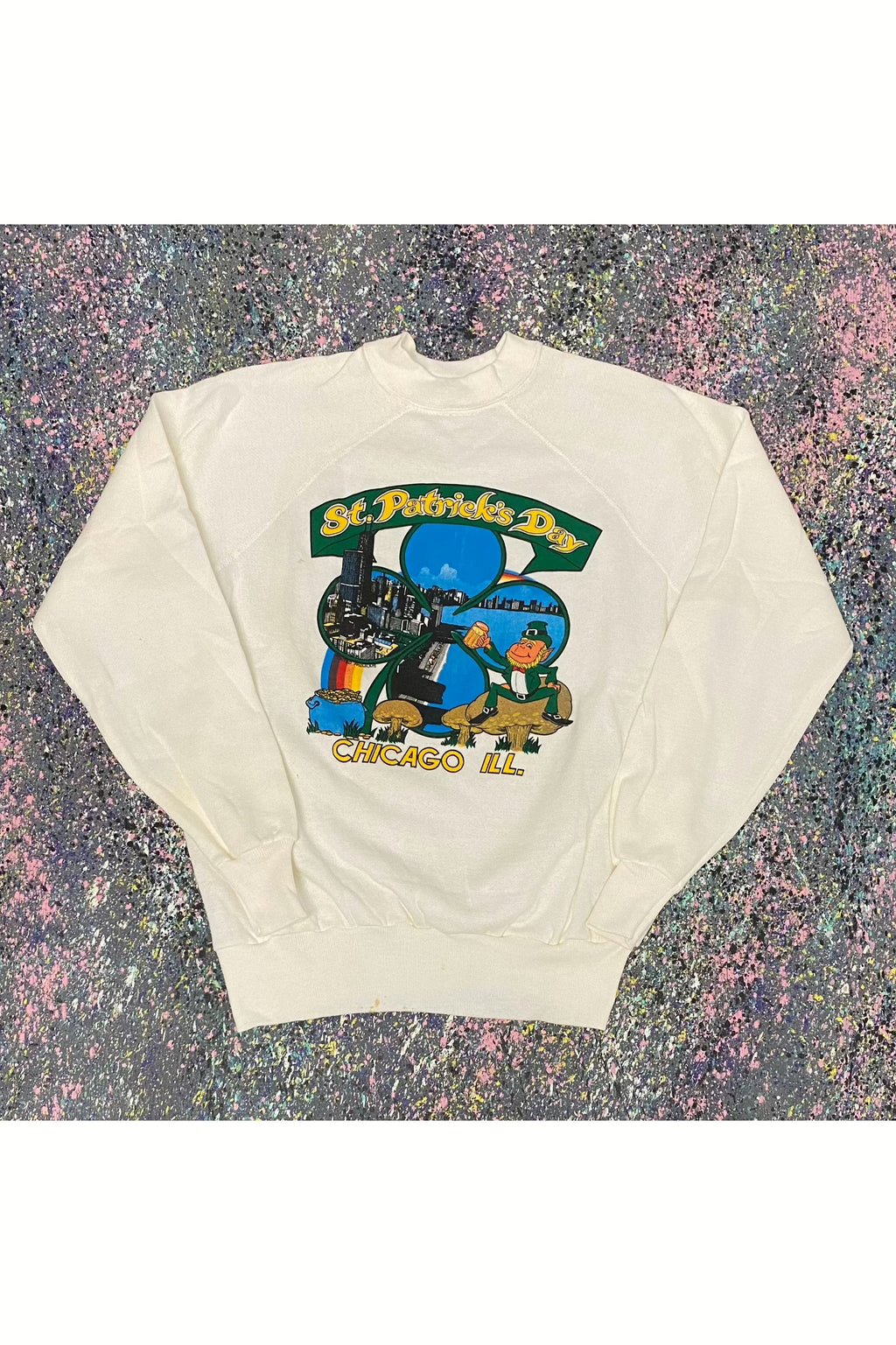 Vintage St. Patrick's Day Chicago, ILL Crewneck- M