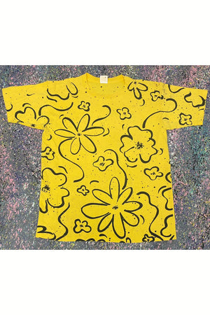 Vintage Single Stitch Floral All Over Print Tee- OSFA/L/XL