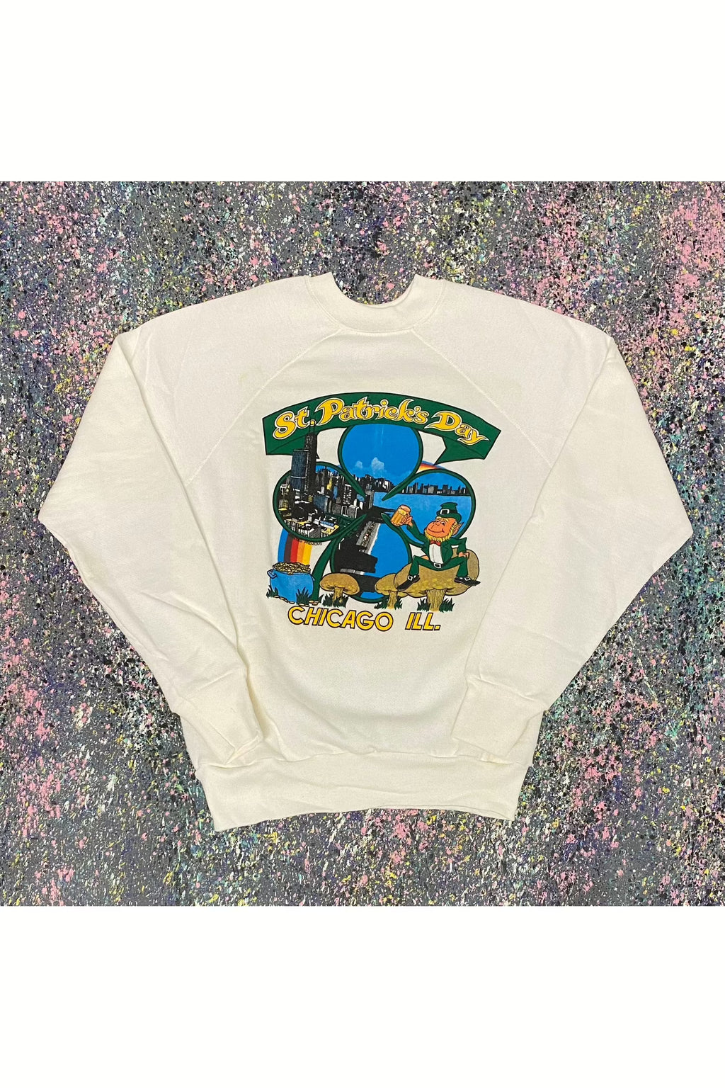 Vintage St. Patrick's Day Chicago, ILL Crewneck- M