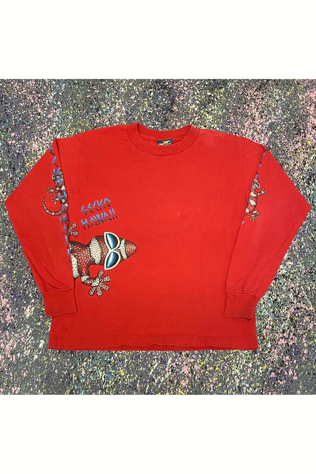 Vintage 1997 Gecko Hawaii Long Sleeve- YTH XL