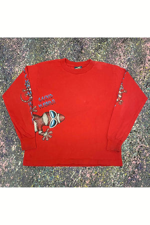 Vintage 1997 Gecko Hawaii Long Sleeve- YTH XL