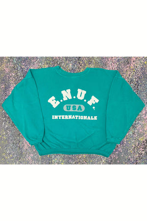 Vintage Made In USA E.N.U.F. Internationale Crewneck- L