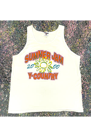 Vintage 2000 Summer Jam Y-Country Tank- L